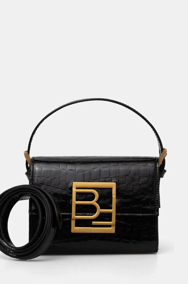 By Far Usnjena torbica By Far Fran črna barva, MWBTH001CL033BK001PL