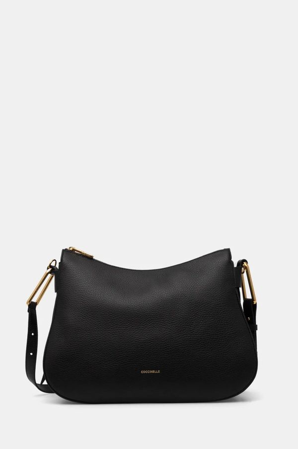 Coccinelle Usnjena torbica Coccinelle črna barva, E1 PQR 13 01 01