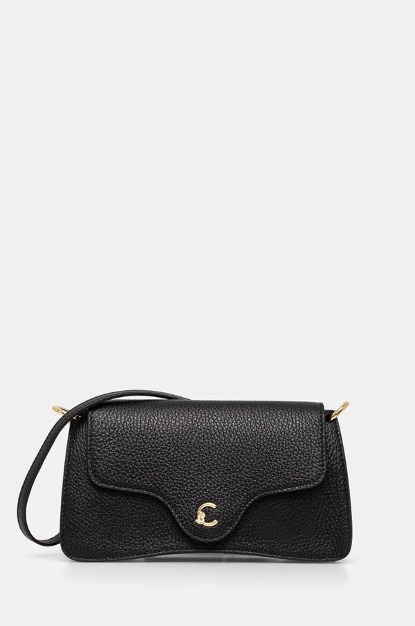 Coccinelle Usnjena torbica Coccinelle črna barva, E5 SSL 27 01 01