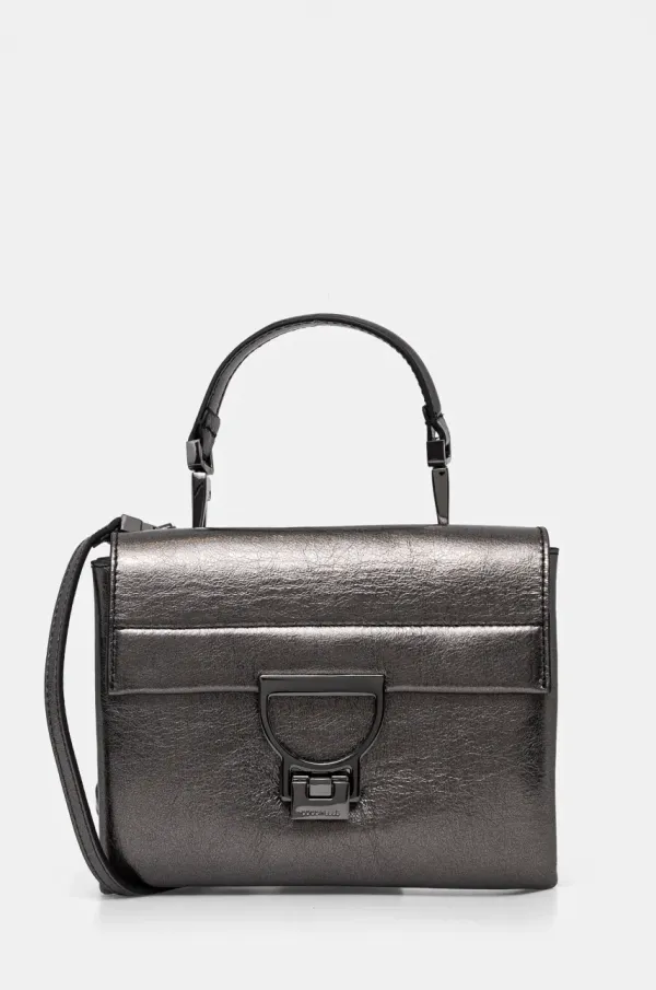 Coccinelle Usnjena torbica Coccinelle siva barva, E1 S3H 55 B7 01