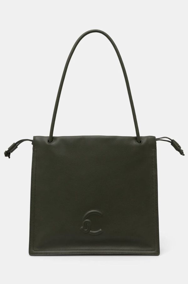 Coccinelle Usnjena torbica Coccinelle zelena barva, E1 SS5 11 02 01