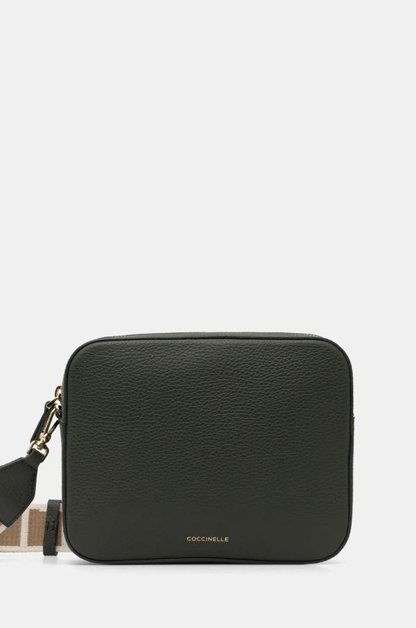 Coccinelle Usnjena torbica Coccinelle zelena barva, E5 MN5 553 01