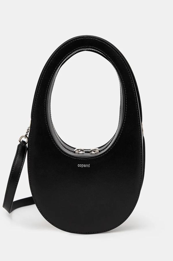 coperni Usnjena torbica Coperni Crossbody Mini Swipe Bag črna barva, COPBA38BIS405