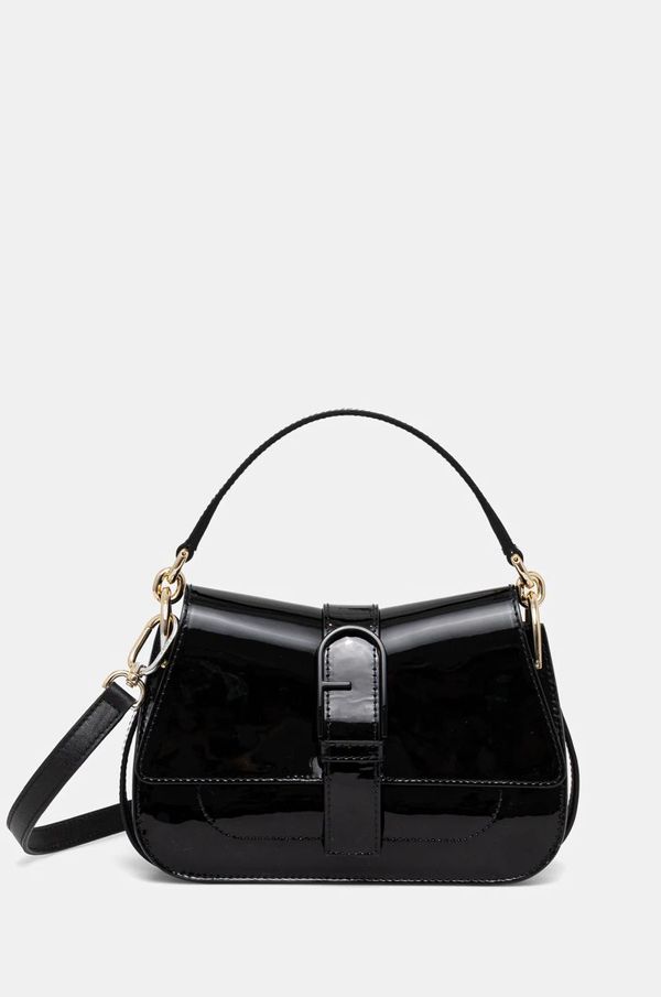 Furla Usnjena torbica Furla črna barva, WB01456 BX3409 O6000