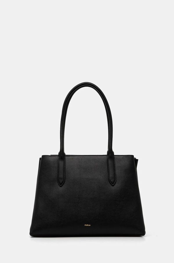 Furla Usnjena torbica Furla črna barva, WB01530 BX3169 3924S