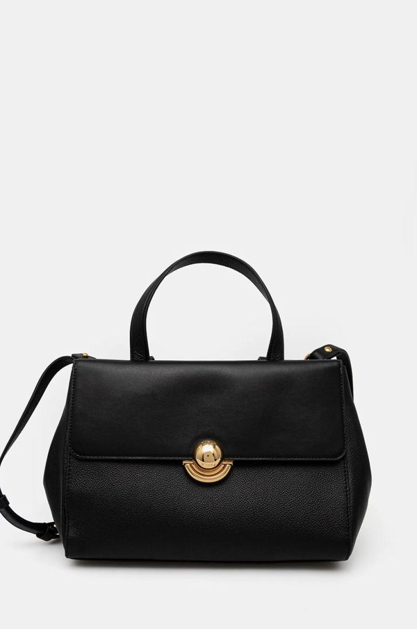 Furla Usnjena torbica Furla črna barva, WB01579 BX3323 O6000