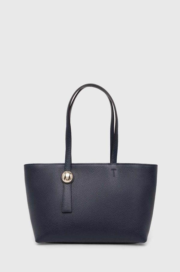 Furla Usnjena torbica Furla mornarsko modra barva, WB01384 HSF000 2676S