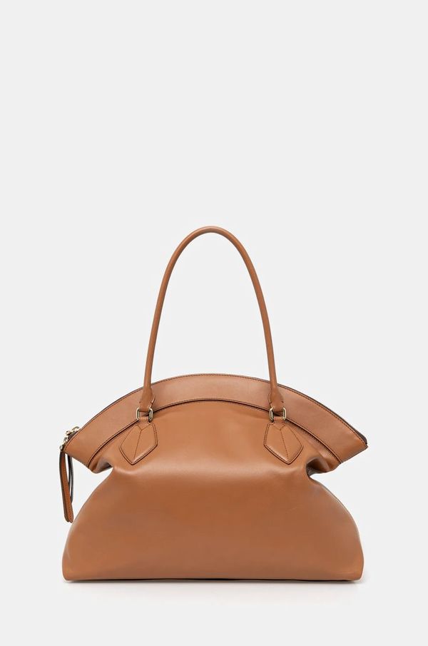 Furla Usnjena torbica Furla rjava barva, WB01429 BX3346 RY000