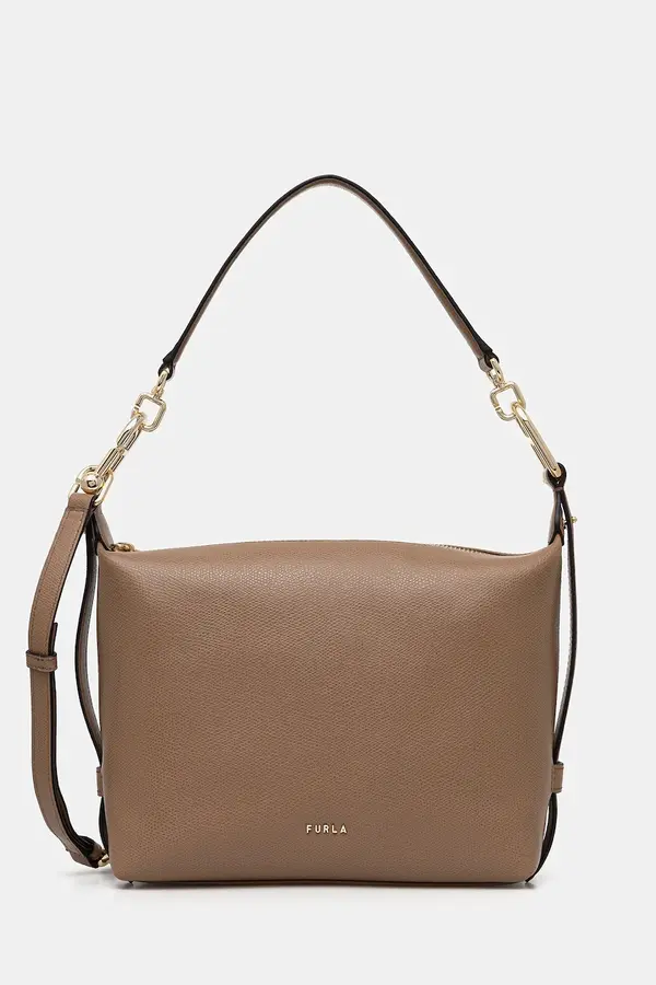 Furla Usnjena torbica Furla Tonie Mini Hobo
