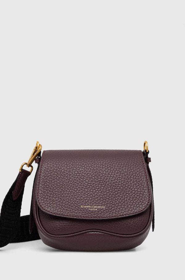 Gianni Chiarini Usnjena torbica Gianni Chiarini CHIARA vijolična barva, BS 10940 TKL-NA