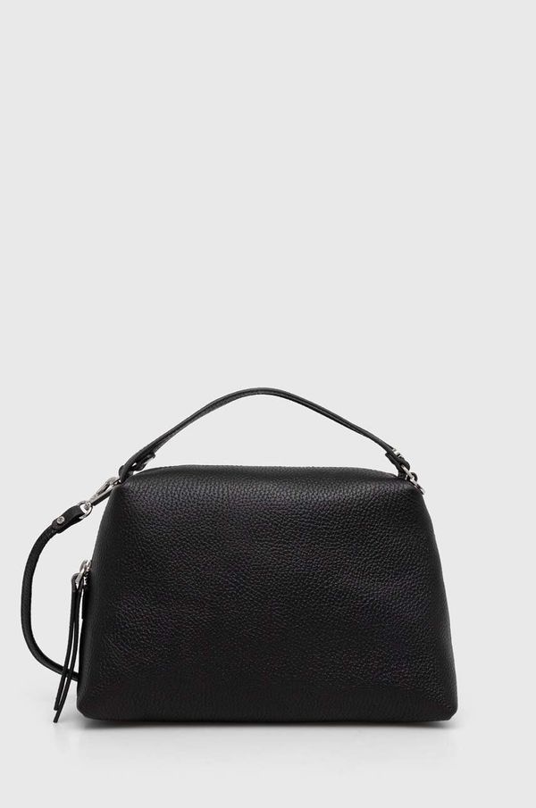 Gianni Chiarini Usnjena torbica Gianni Chiarini črna barva