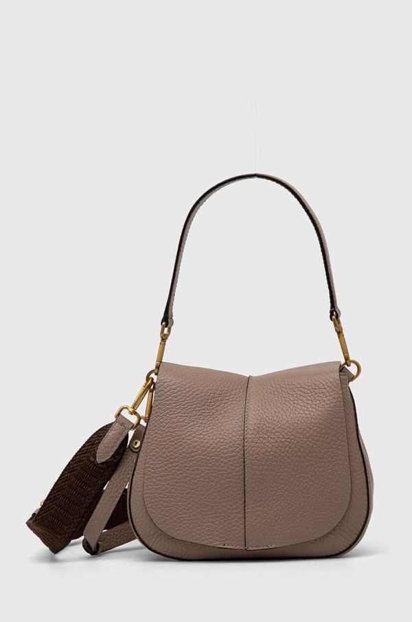 Gianni Chiarini Usnjena torbica Gianni Chiarini HELENA ROUND bež barva, BS 11086 TKL-NA