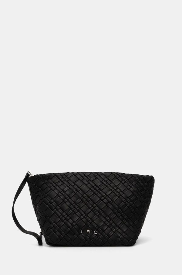 IRO Usnjena torbica IRO črna barva, WM119NEOBELWO