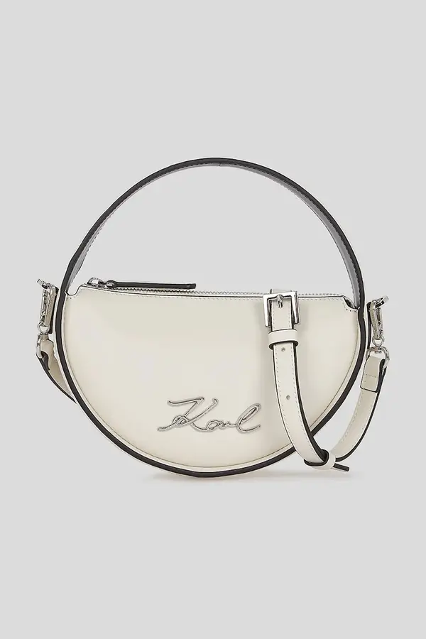 Karl Lagerfeld Usnjena torbica Karl Lagerfeld