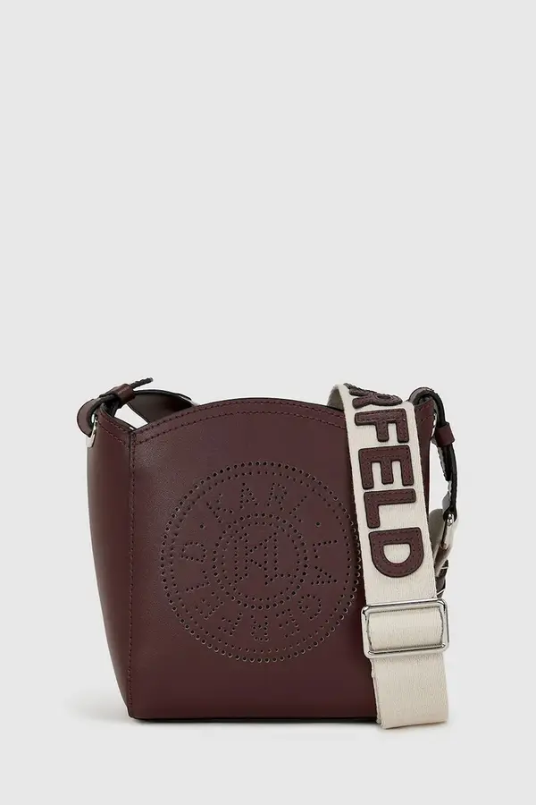 Karl Lagerfeld Usnjena torbica Karl Lagerfeld K/CIRCLE
