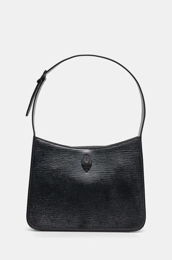 Kurt Geiger London Usnjena torbica Kurt Geiger London BOND črna barva, 3575900389