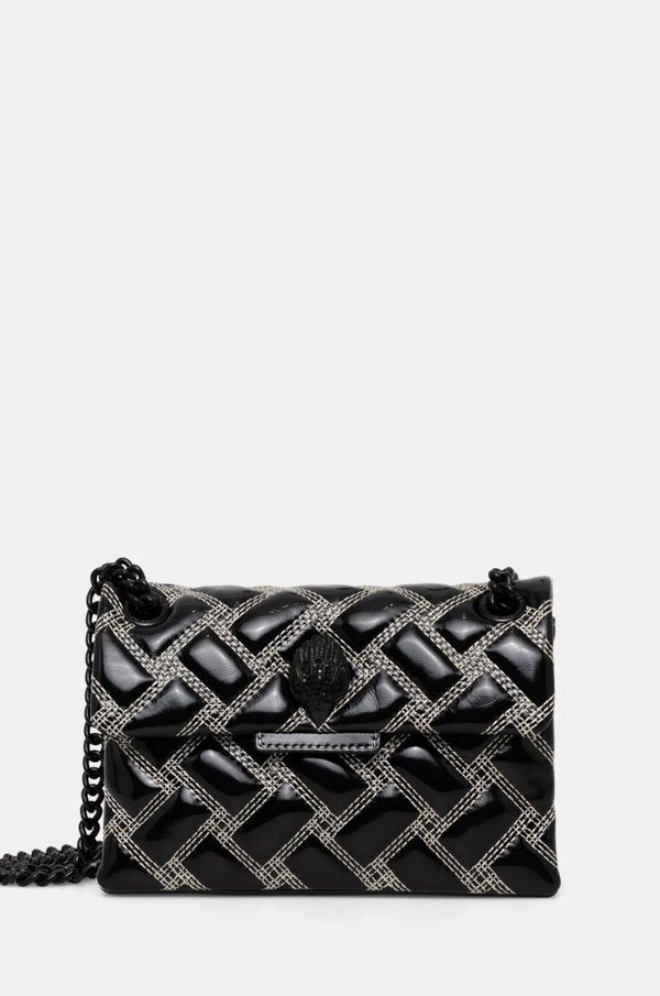 Kurt Geiger London Usnjena torbica Kurt Geiger London črna barva, 2724901309