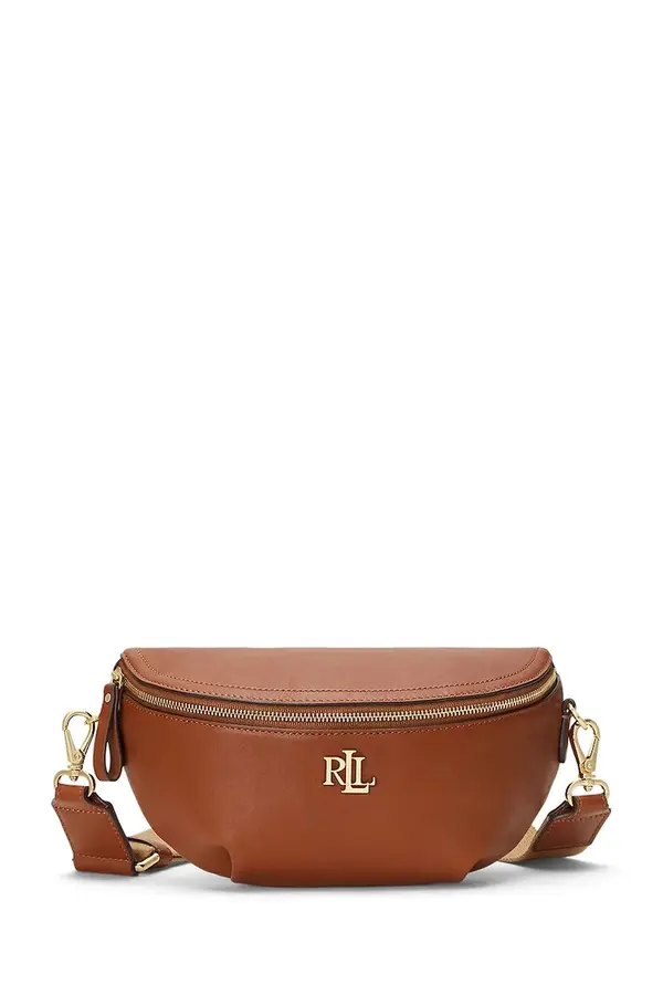 Lauren Ralph Lauren Usnjena torbica Lauren Ralph Lauren