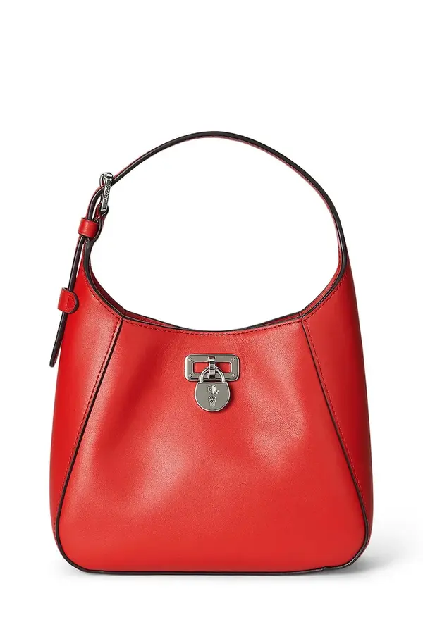 Lauren Ralph Lauren Usnjena torbica Lauren Ralph Lauren