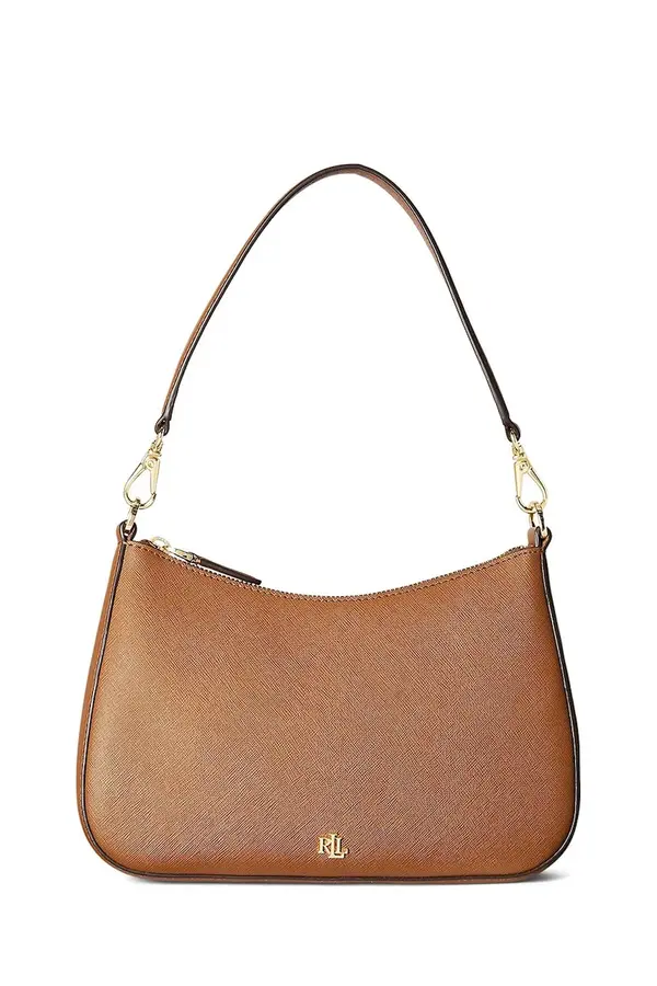 Lauren Ralph Lauren Usnjena torbica Lauren Ralph Lauren