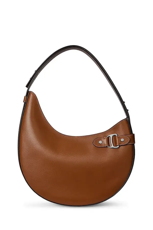 Lauren Ralph Lauren Usnjena torbica Lauren Ralph Lauren