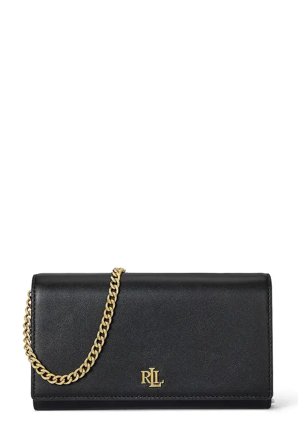 Lauren Ralph Lauren Usnjena torbica Lauren Ralph Lauren