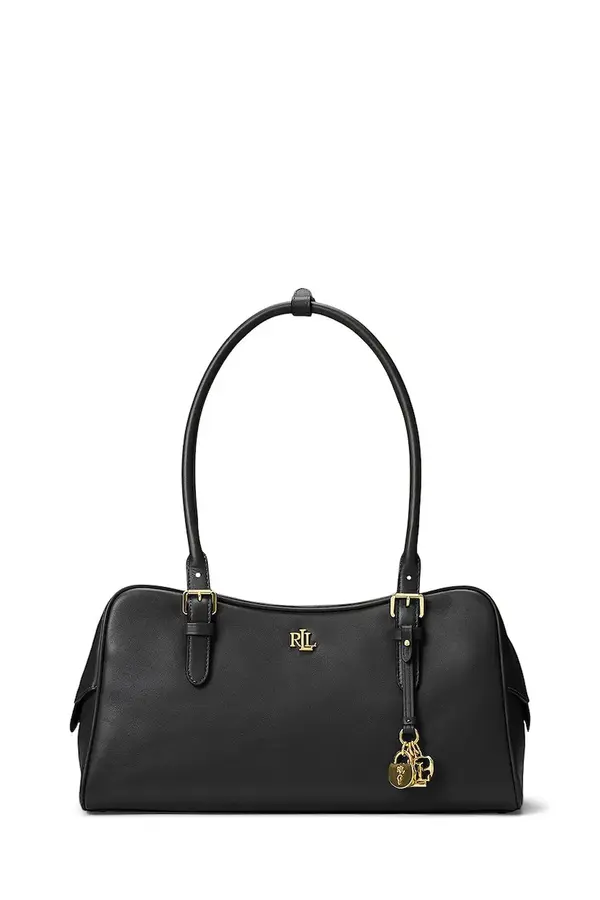 Lauren Ralph Lauren Usnjena torbica Lauren Ralph Lauren
