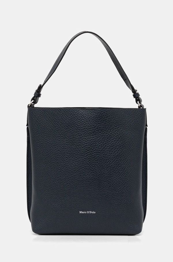 Marc O'Polo Usnjena torbica Marc O'Polo mornarsko modra barva, 41019651101109