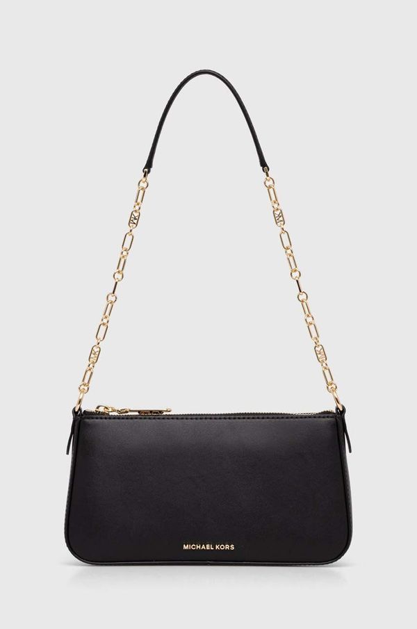 MICHAEL Michael Kors Usnjena torbica MICHAEL Michael Kors rjava barva