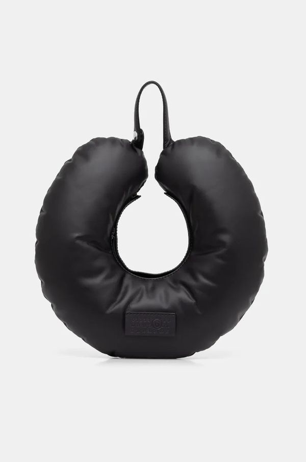 MM6 Maison Margiela Usnjena torbica MM6 Maison Margiela črna barva, SB6WD0034.P7179