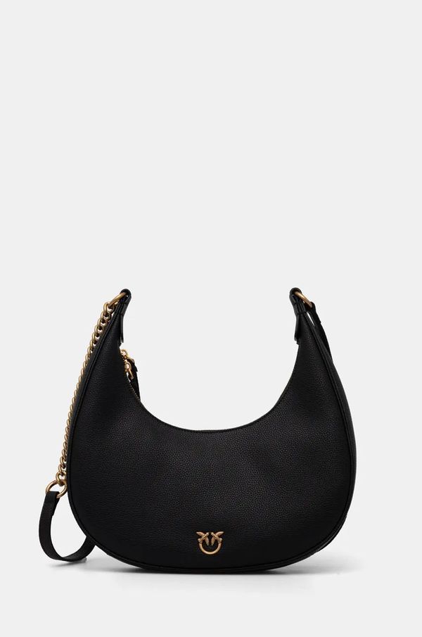 Pinko Usnjena torbica Pinko črna barva, 101526 A29Q