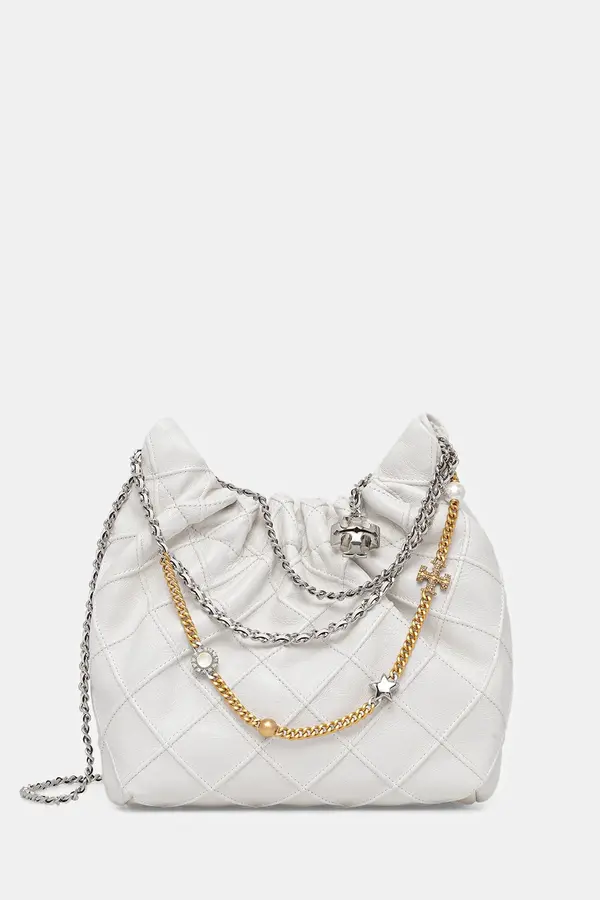 Tory Burch Usnjena torbica Tory Burch Fleming