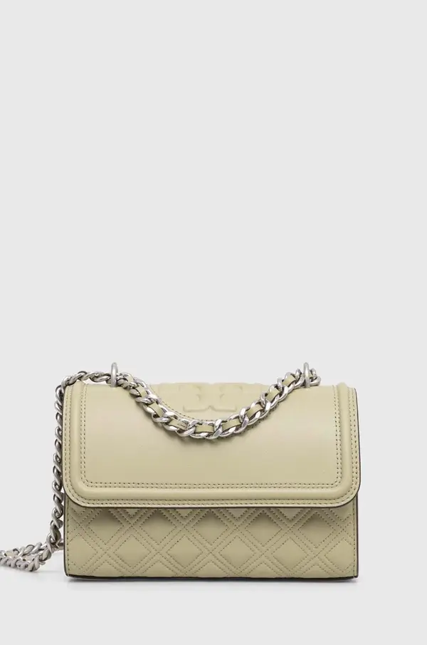 Tory Burch Usnjena torbica Tory Burch Fleming