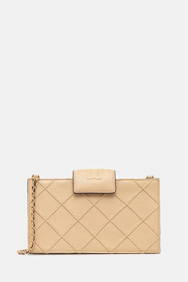 Tory Burch Usnjena torbica Tory Burch Fleming