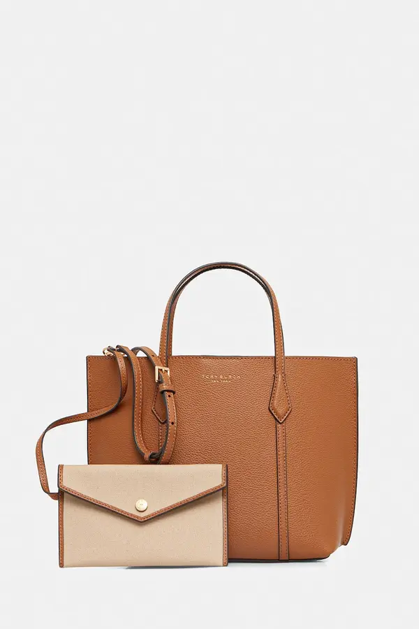 Tory Burch Usnjena torbica Tory Burch Perry