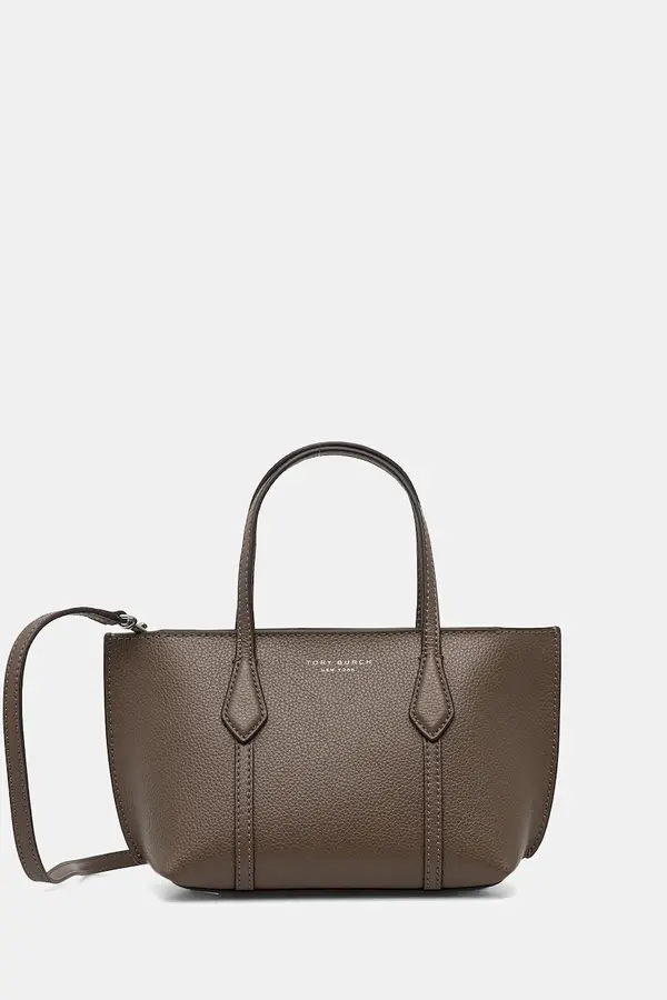 Tory Burch Usnjena torbica Tory Burch Perry Mini Tote
