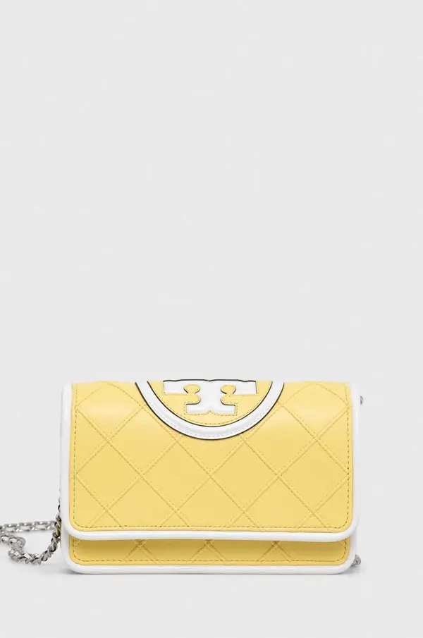 Tory Burch Usnjena torbica Tory Burch