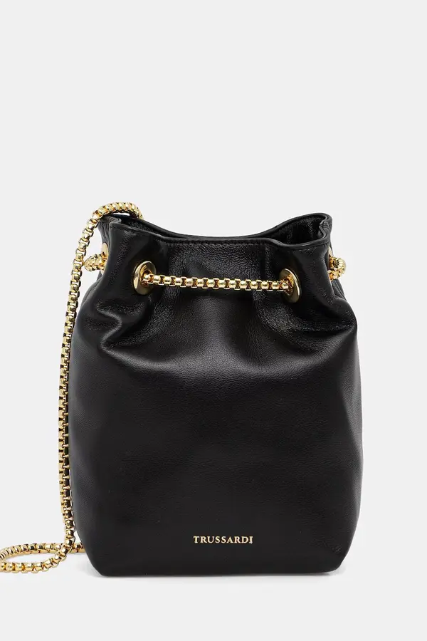 Trussardi Usnjena torbica Trussardi