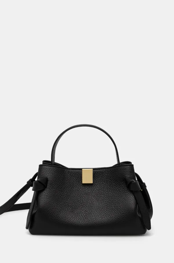 Yuzefi Usnjena torbica Yuzefi črna barva, YUZCO-HB-MGZ-L034