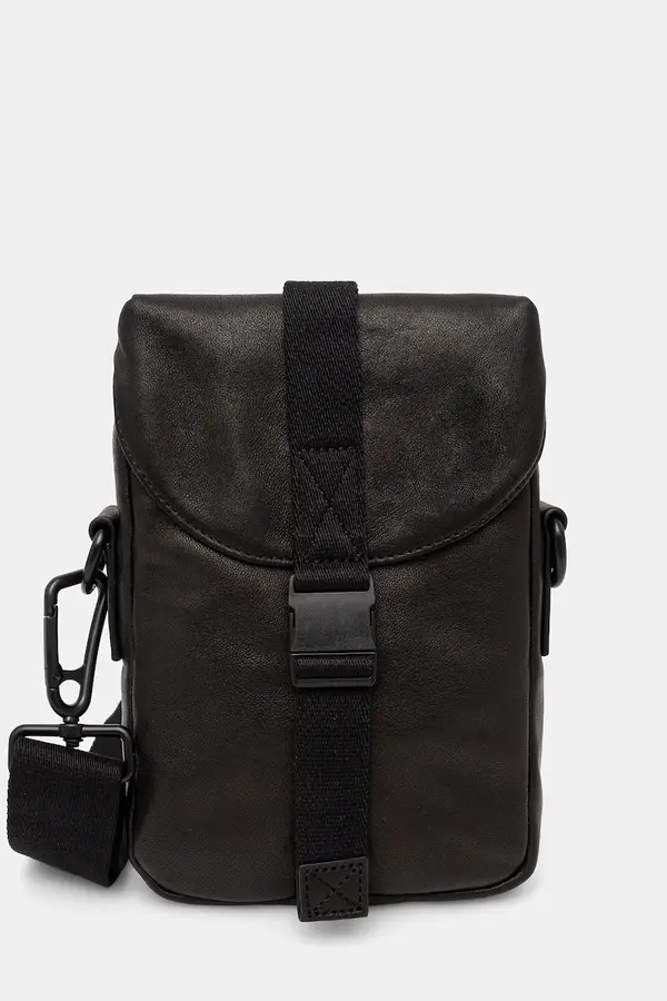 AllSaints Usnjena torbica za okoli pasu AllSaints JUAN
