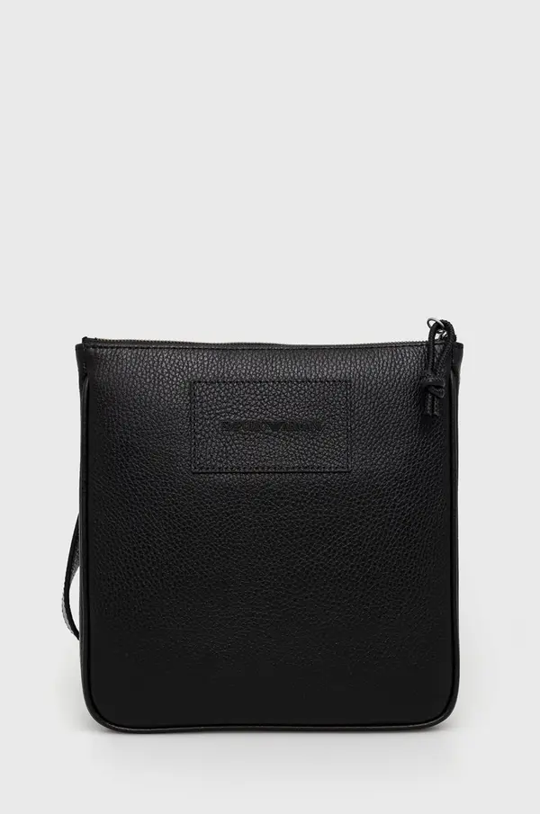 Emporio Armani Usnjena torbica za okoli pasu Emporio Armani