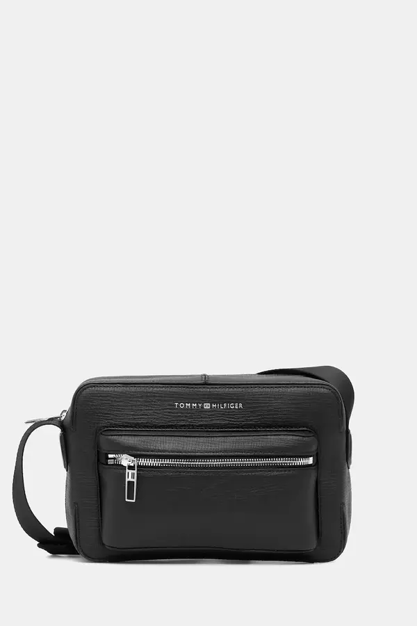 Tommy Hilfiger Usnjena torbica za okoli pasu Tommy Hilfiger