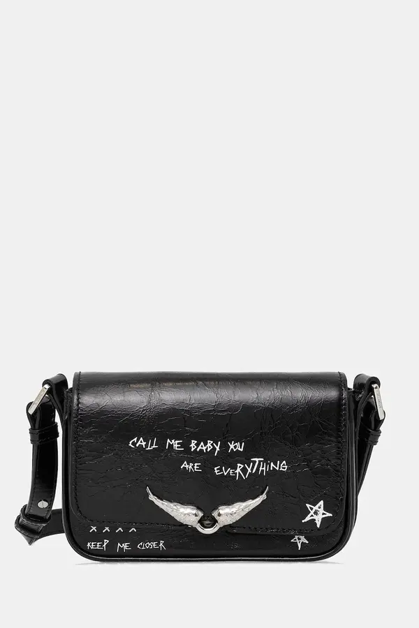 Zadig&Voltaire Usnjena torbica ZADIG&VOLTAIRE