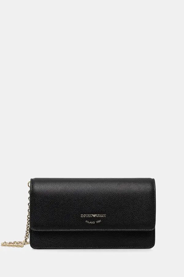Emporio Armani Usnjena večerna torbica Emporio Armani