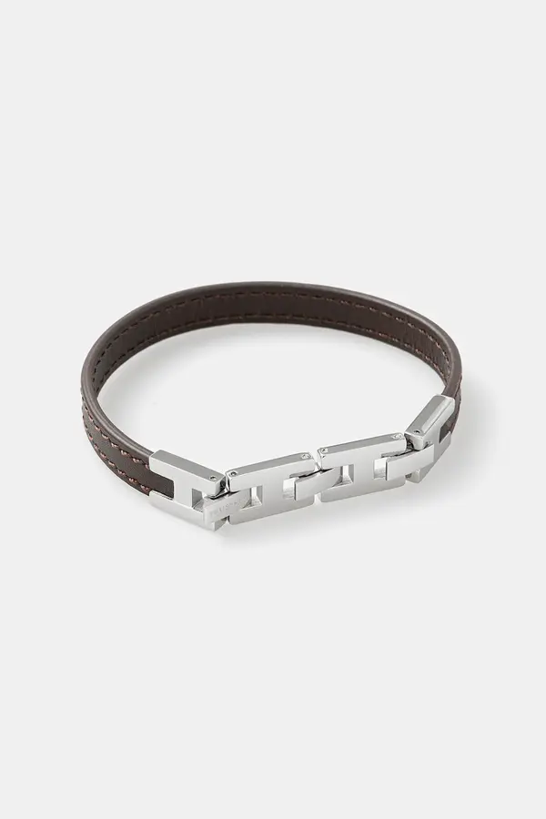 Trussardi Usnjena zapestnica Trussardi T-LEATHER