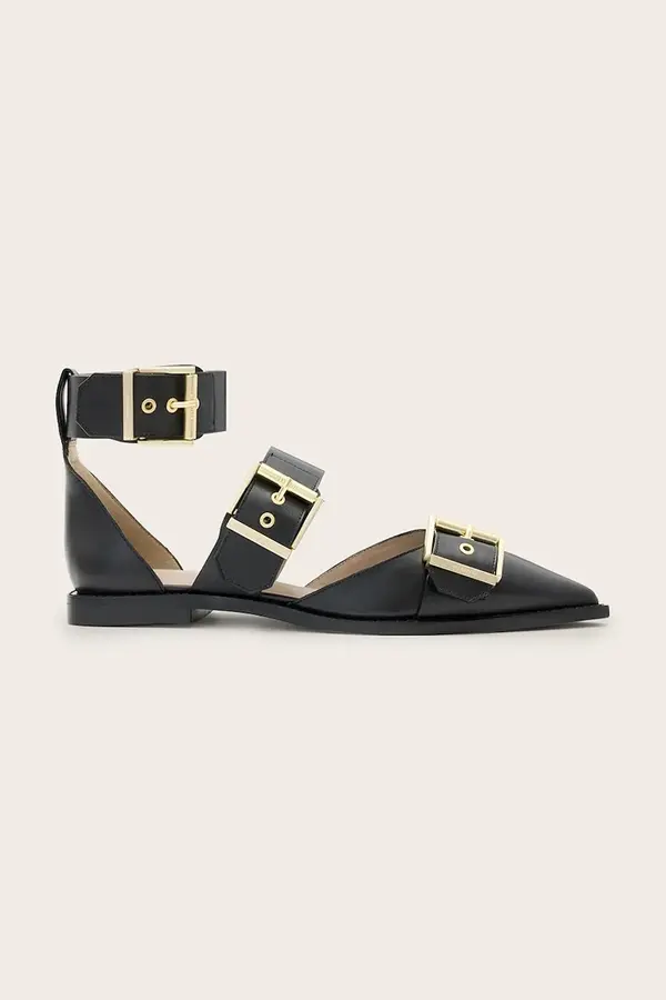 AllSaints Usnjene balerinke AllSaints Sutton Shoe