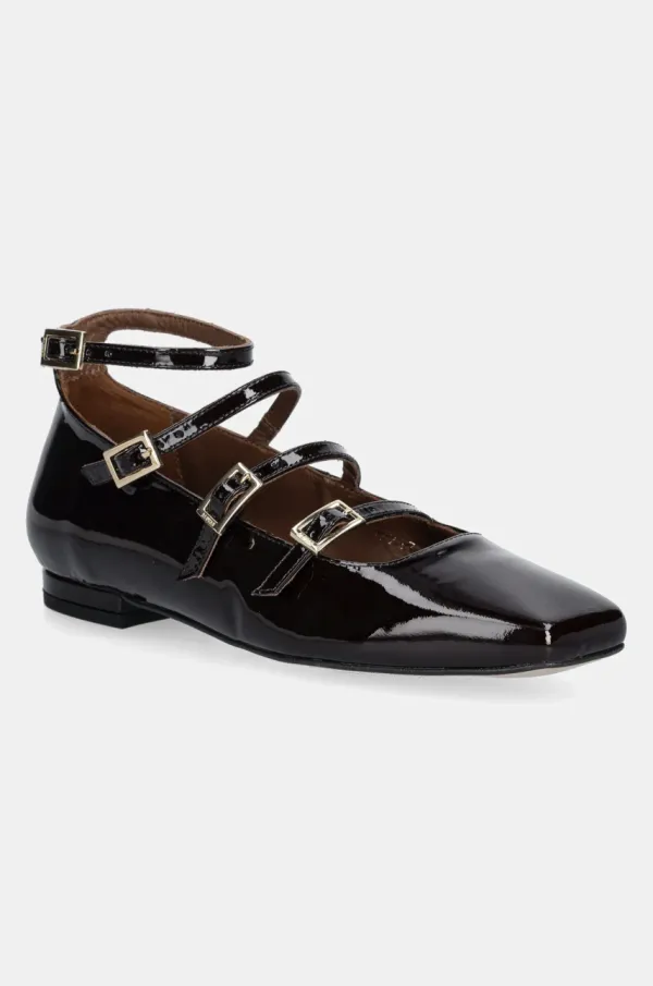 Alohas Usnjene balerinke Alohas Luke rjava barva, S100056.02