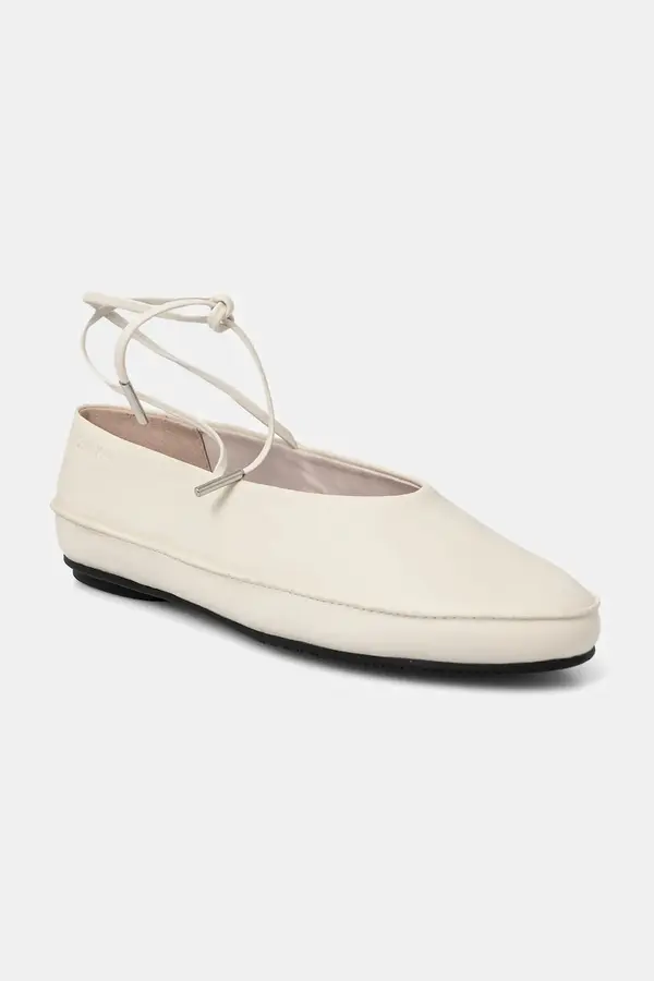 Calvin Klein Usnjene balerinke Calvin Klein BALLERINA MARY JANE STRAP LTH