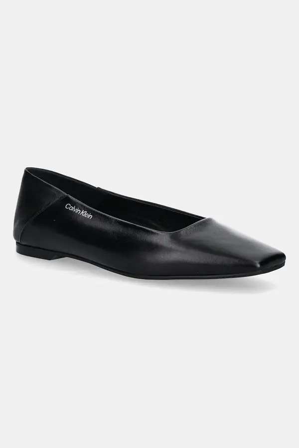 Calvin Klein Usnjene balerinke Calvin Klein FLAT BALLERINA - LTH