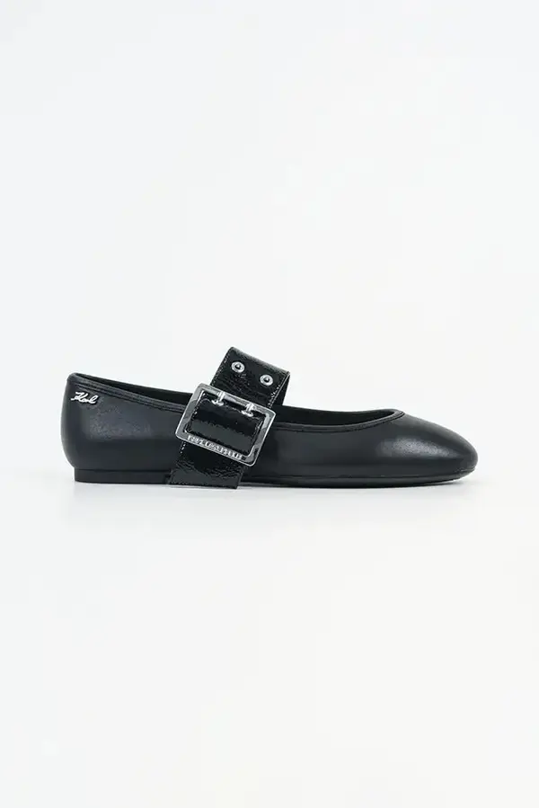 Karl Lagerfeld Usnjene balerinke Karl Lagerfeld KARO